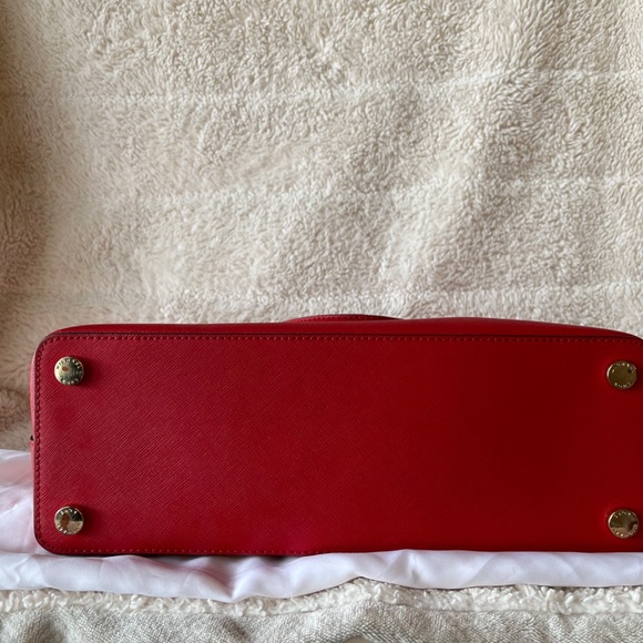 MICHAEL MICHAEL KORS Edith Large Saffiano Leather Satchel - Picture 5 of 10